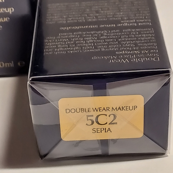 ESTEE LAUDER Double Wear Makeup *5C2 SEPIA* / 1 oz / New in box - Picture 2 of 3